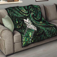 New Zealand Aotearoa Quilt Maori Wheku Paua Shell Glitter Green