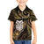 New Zealand Aotearoa Hawaiian Shirt Maori Wheku Paua Shell Glitter Gold