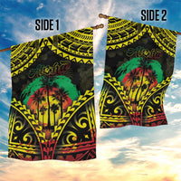 Aloha Tropical Palm Trees Garden Flag Reggae Polynesian Pattern