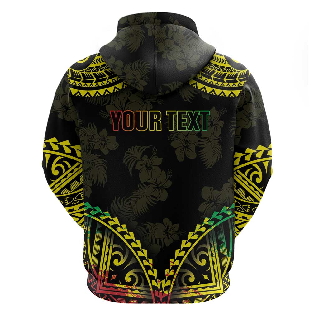 Aloha Tropical Palm Trees Zip Hoodie Reggae Polynesian Pattern LT05 - Polynesian Pride