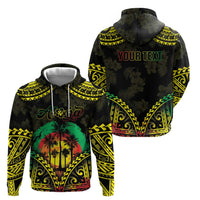 Aloha Tropical Palm Trees Zip Hoodie Reggae Polynesian Pattern LT05 - Polynesian Pride