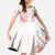 Polynesia Hammerhead Shark Family Matching Summer Maxi Dress and Hawaiian Shirt Tropical Flowers Tribal Pattern Peach