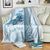 Fiji Regatta Blanket Palm Tree Tapa Pattern - Polynesian Pride