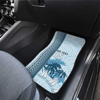 Fiji Regatta Car Mats Palm Tree Tapa Pattern - Polynesian Pride