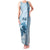 Custom Fiji Regatta Family Matching Tank Maxi Dress and Hawaiian Shirt Palm Tree Tapa Pattern - Polynesian Pride