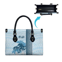 Fiji Regatta Leather Bag Palm Tree Tapa Pattern - Polynesian Pride