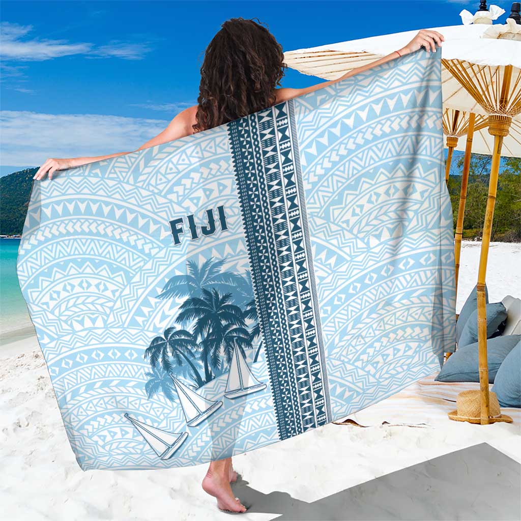 Fiji Regatta Sarong Palm Tree Tapa Pattern - Polynesian Pride