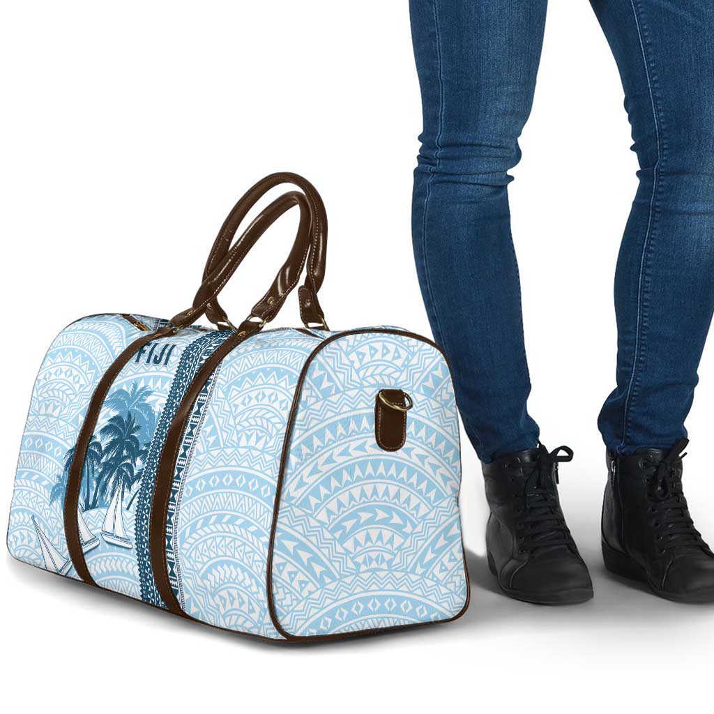 Fiji Regatta Travel Bag Palm Tree Tapa Pattern - Polynesian Pride