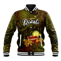 happy-diwali-festival-baseball-jacket-diya-lamp-hibiscus-polynesian-pattern