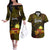 happy-diwali-festival-couples-matching-off-the-shoulder-long-sleeve-dress-and-hawaiian-shirt-diya-lamp-hibiscus-polynesian-pattern