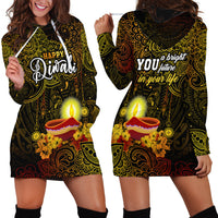 happy-diwali-festival-hoodie-dress-diya-lamp-hibiscus-polynesian-pattern