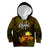 Happy Diwali Festival Kid Hoodie Diya Lamp Hibiscus Polynesian Pattern LT05 Yellow - Polynesian Pride