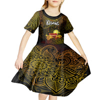 happy-diwali-festival-kid-short-sleeve-dress-diya-lamp-hibiscus-polynesian-pattern