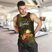 happy-diwali-festival-men-tank-top-diya-lamp-hibiscus-polynesian-pattern