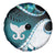 Aotearoa New Zealand Spare Tire Cover Maori Wera Paua Shell Teal Glitter