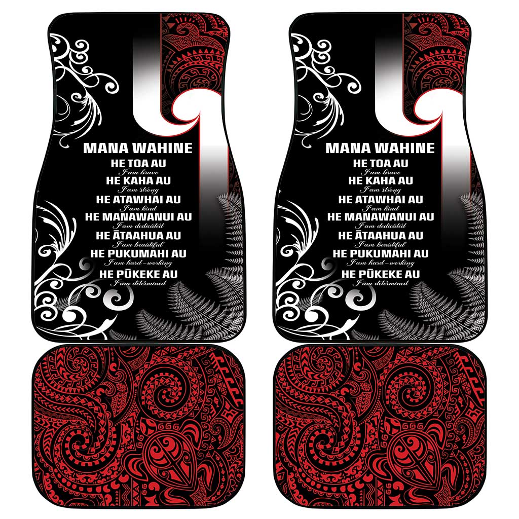 New Zealand Aotearoa Mana Wahine Car Mats