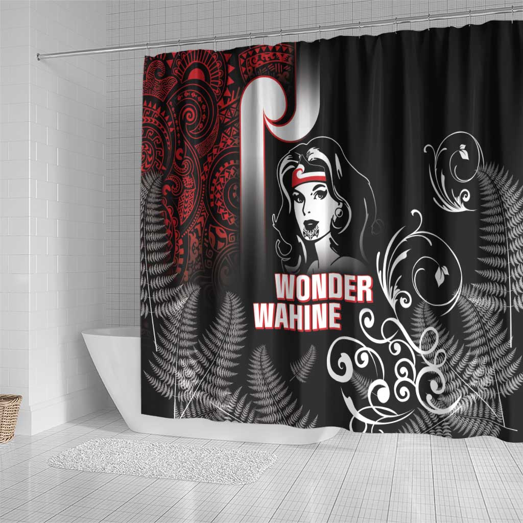 New Zealand Aotearoa Mana Wahine Shower Curtain