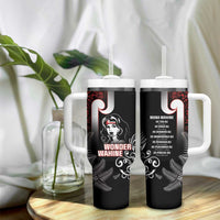 New Zealand Aotearoa Mana Wahine Tumbler With Handle