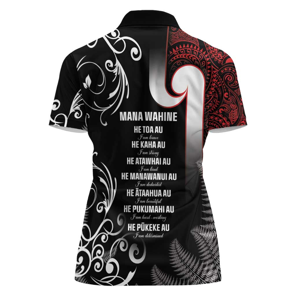 New Zealand Aotearoa Mana Wahine Women Polo Shirt LT05 - Polynesian Pride