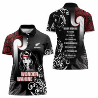New Zealand Aotearoa Mana Wahine Women Polo Shirt LT05 - Polynesian Pride