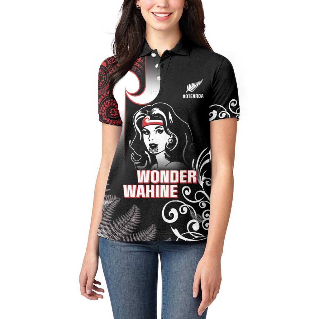 New Zealand Aotearoa Mana Wahine Women Polo Shirt LT05 - Polynesian Pride
