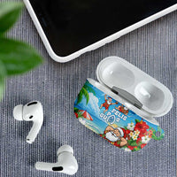 Guam Christmas AirPods Case Felis Pasgua Chilling Santa - Polynesian Pride