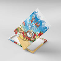 Guam Christmas Canvas Wall Art Felis Pasgua Chilling Santa - Polynesian Pride