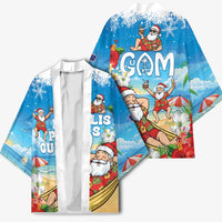 Guam Christmas Kimono Felis Pasgua Chilling Santa - Polynesian Pride