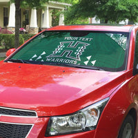 Custom Hawaii Football Auto Sun Shade Rainbow Warriors Tropical Vibes LT05 - Polynesian Pride