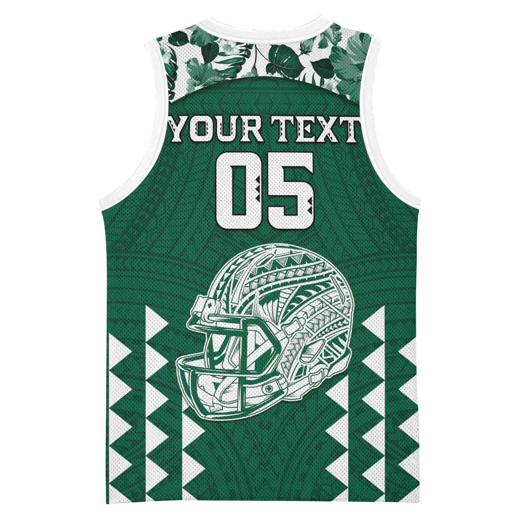 Custom Hawaii Football Basketball Jersey Rainbow Warriors Tropical Vibes - Polynesian Pride