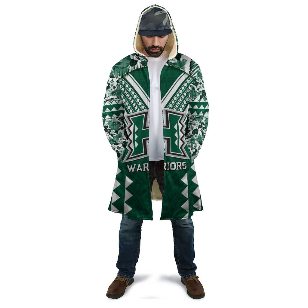 Custom Hawaii Football Cloak Rainbow Warriors Tropical Vibes LT05 - Polynesian Pride