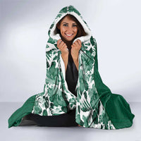 Custom Hawaii Football Hooded Blanket Rainbow Warriors Tropical Vibes LT05 - Polynesian Pride