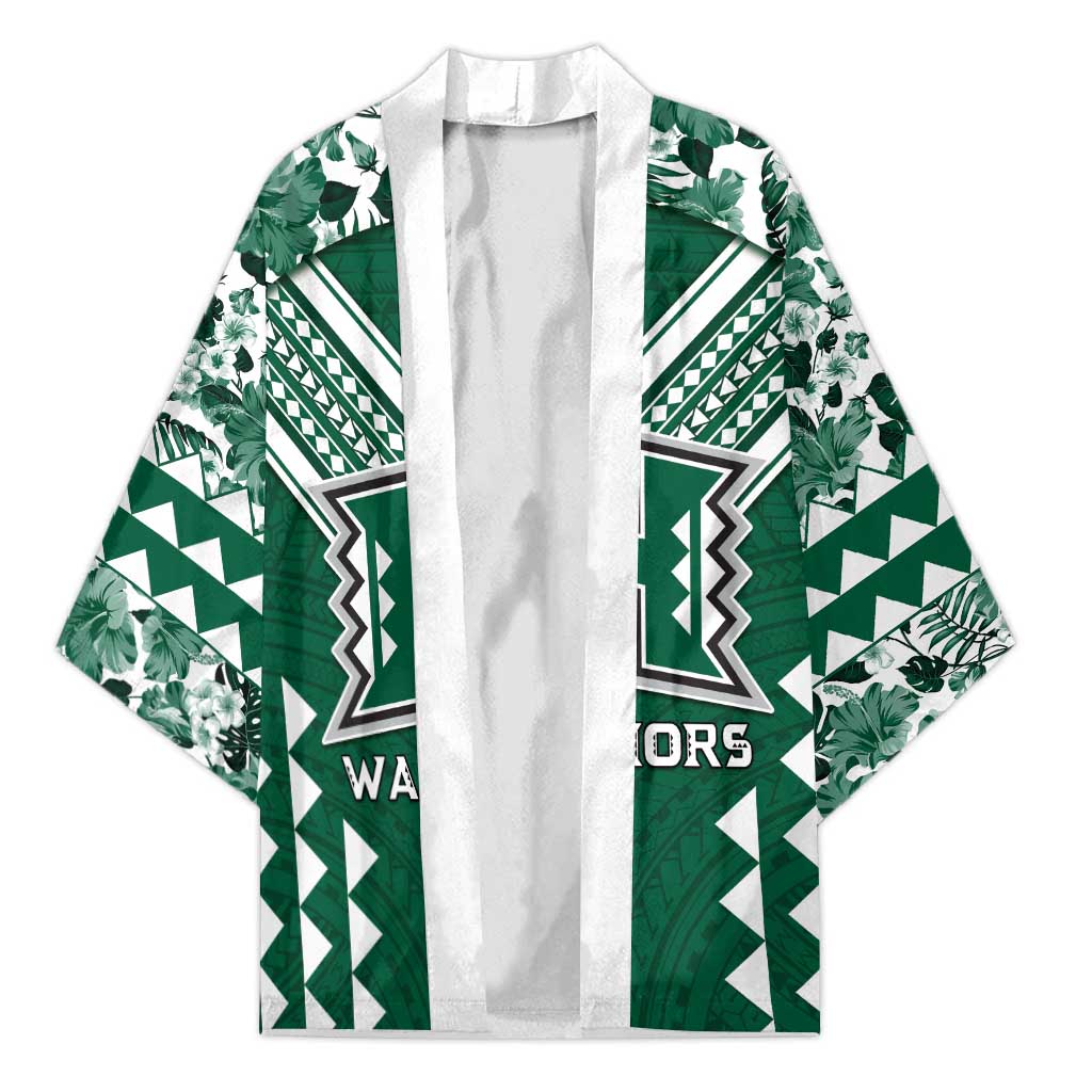 Custom Hawaii Football Kimono Rainbow Warriors Tropical Vibes - Polynesian Pride