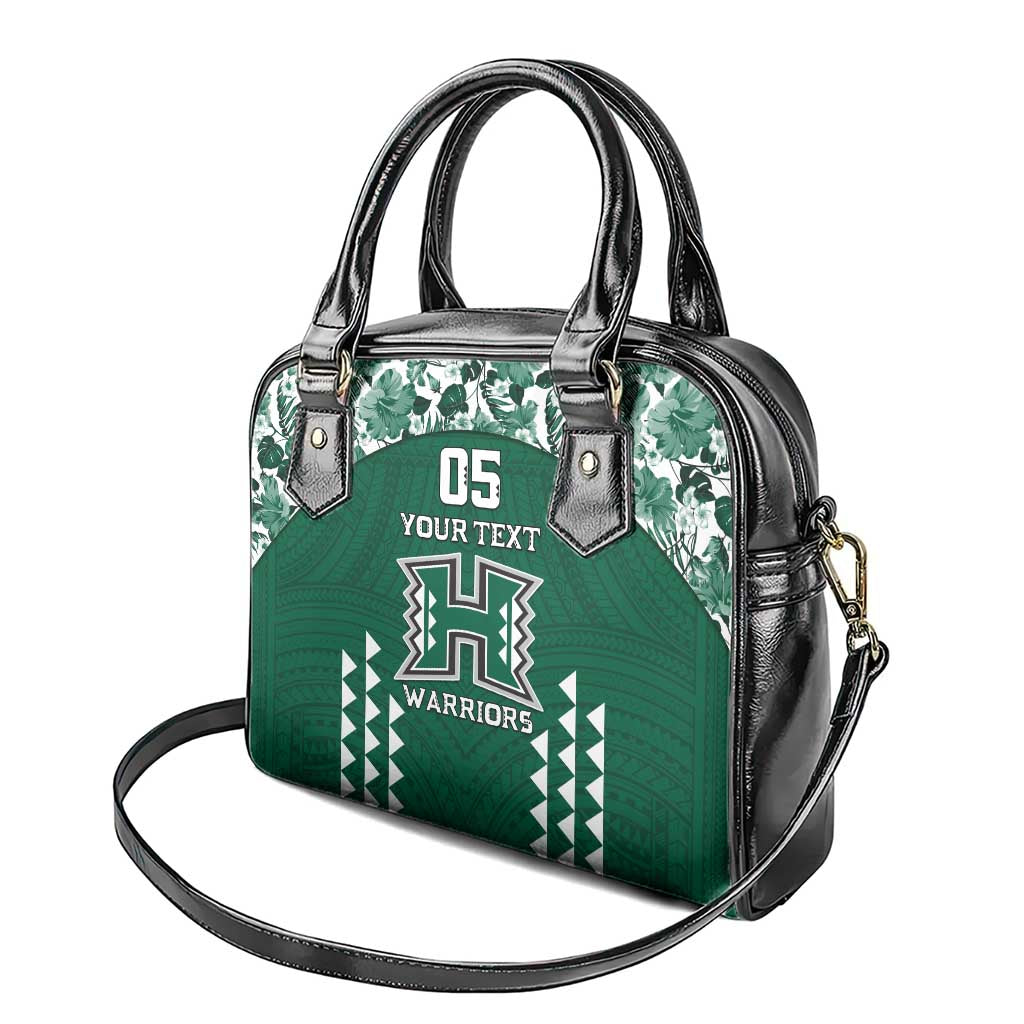 Custom Hawaii Football Shoulder Handbag Rainbow Warriors Tropical Vibes LT05 - Polynesian Pride