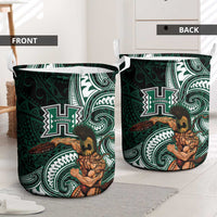 Hawaii Ikaika Warrior Football Laundry Basket Polynesian Tribal Tattoo - Polynesian Pride