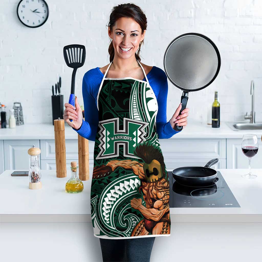 Hawaii Ikaika Warrior Football Apron Polynesian Tribal Tattoo - Polynesian Pride