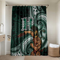 Hawaii Ikaika Warrior Football Bathroom Set Polynesian Tribal Tattoo - Polynesian Pride
