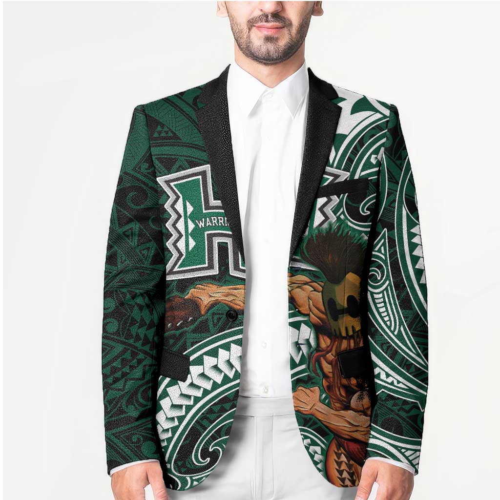Hawaii Ikaika Warrior Football Blazer Polynesian Tribal Tattoo - Polynesian Pride