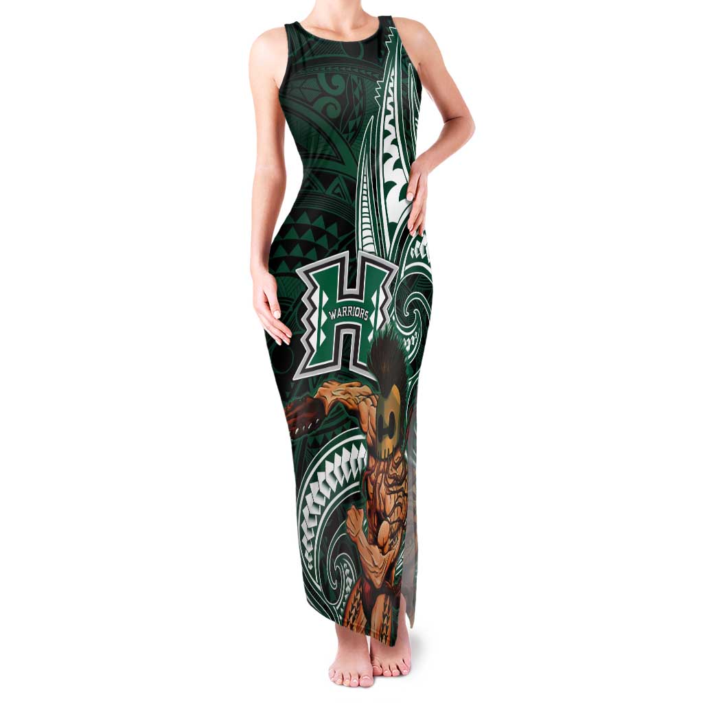Hawaii Ikaika Warrior Football Family Matching Tank Maxi Dress and Hawaiian Shirt Polynesian Tribal Tattoo - Polynesian Pride