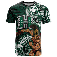 Hawaii Ikaika Warrior Football T Shirt Polynesian Tribal Tattoo - Polynesian Pride