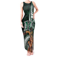 Hawaii Ikaika Warrior Football Tank Maxi Dress Polynesian Tribal Tattoo - Polynesian Pride