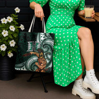 Hawaii Ikaika Warrior Football Tote Bag Polynesian Tribal Tattoo - Polynesian Pride