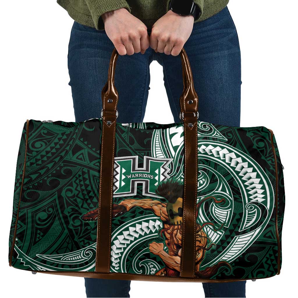 Hawaii Ikaika Warrior Football Travel Bag Polynesian Tribal Tattoo - Polynesian Pride