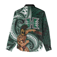 Hawaii Ikaika Warrior Football Women Casual Shirt Polynesian Tribal Tattoo LT05 - Polynesian Pride