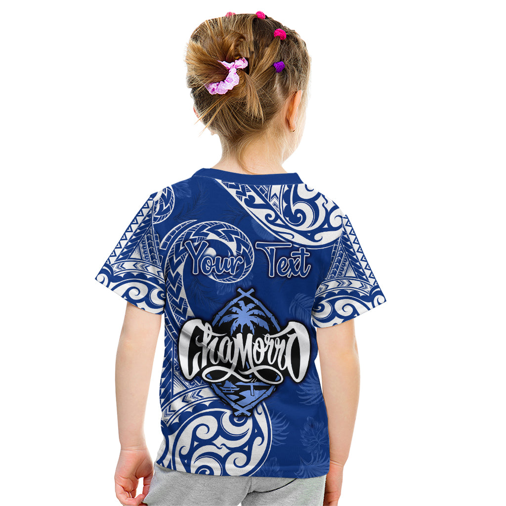 Personalised Hafa Adai Guam History and Chamorro Heritage Day Kid T Shirt Blue Latte Stone LT05 - Polynesian Pride