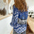 Personalised Hafa Adai Guam History and Chamorro Heritage Day Women Casual Shirt Blue Latte Stone LT05 - Polynesian Pride