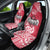 Personalised Hafa Adai Guam History and Chamorro Heritage Day Car Seat Cover Red Latte Stone LT05 - Polynesian Pride