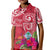 Personalised Hafa Adai Guam History and Chamorro Heritage Day Kid Polo Shirt Red Latte Stone LT05 Kid Red - Polynesian Pride
