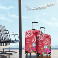 Hafa Adai Guam History and Chamorro Heritage Day Luggage Cover Red Latte Stone LT05 - Polynesian Pride