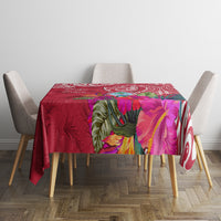 Hafa Adai Guam History and Chamorro Heritage Day Tablecloth Red Latte Stone LT05 - Polynesian Pride